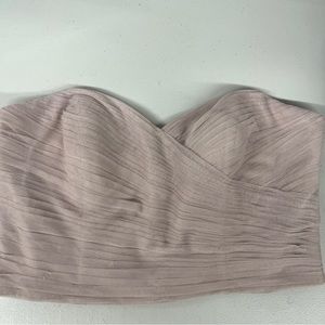 NEW BHLDN Tulle Senna Top Latte 10 14 18 Strapless NEW crop top